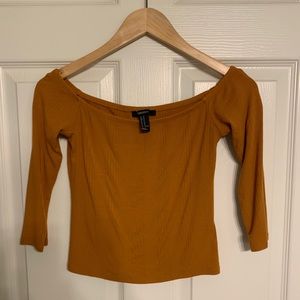 Off-Shoulder Crop Top